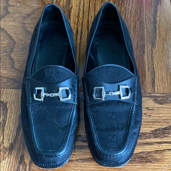 Gucci Women's Guccissima Fabric Loafer Flats - Picture 1 of 6